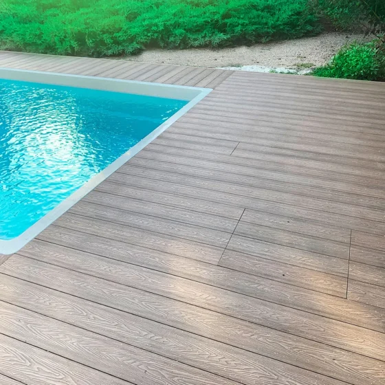 WPC decking boards for pools and piers Royalhouse.lt