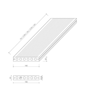 WPC TERASINĖ LENTA 3D (ANTHRACITE) - Image 6