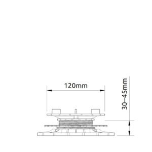 REGULIUOJAMA SAVAIME IŠSILYGINANTI ATRAMA ETP FLEX PLOKŠTĖMS (30-45 mm) - Image 3