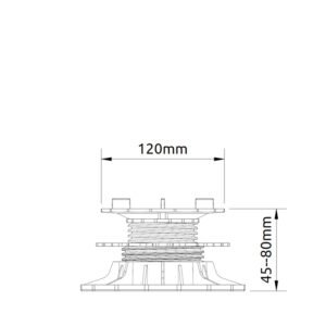 REGULIUOJAMA SAVAIME IŠSILYGINANTI ATRAMA ETP FLEX PLOKŠTĖMS (45-80 mm) - Image 3