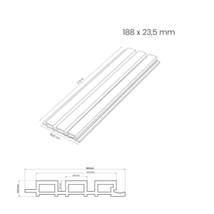 FASADO LENTA STANDARD LAMEL (BROWN) - Image 3